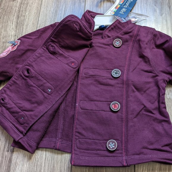NWT Toddler Girl (3T) - SOURIS MINI Military Jacket - Picture 3 of 9